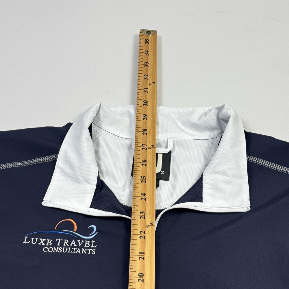 FootJoy Pullover Mens Large Blue 1/4 Zip Collared‎ Golf Performance Embroidered - Picture 5 of 10